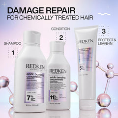 Texture detail of Redken Acidic Bonding Concentrate conditioning formula