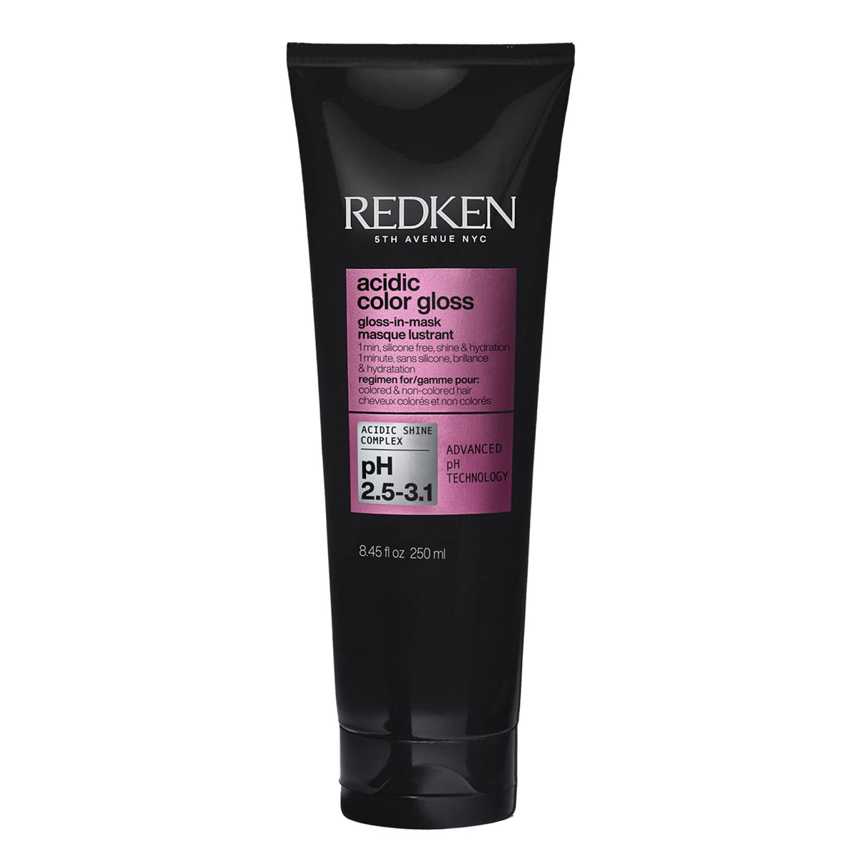 Redken Acidic Color Gloss bottle for weightless shine and hydration.