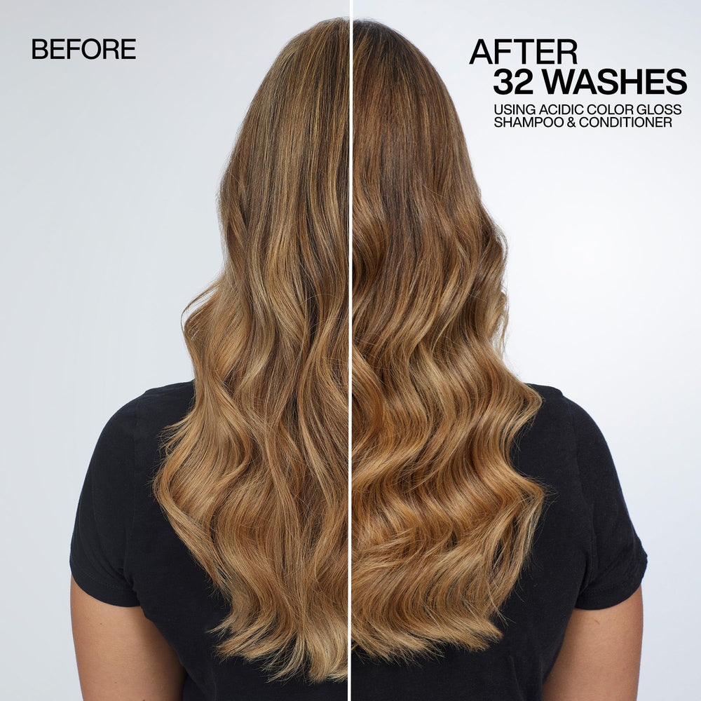 Redken Acidic Color Gloss, cabello teñido con color más estable.