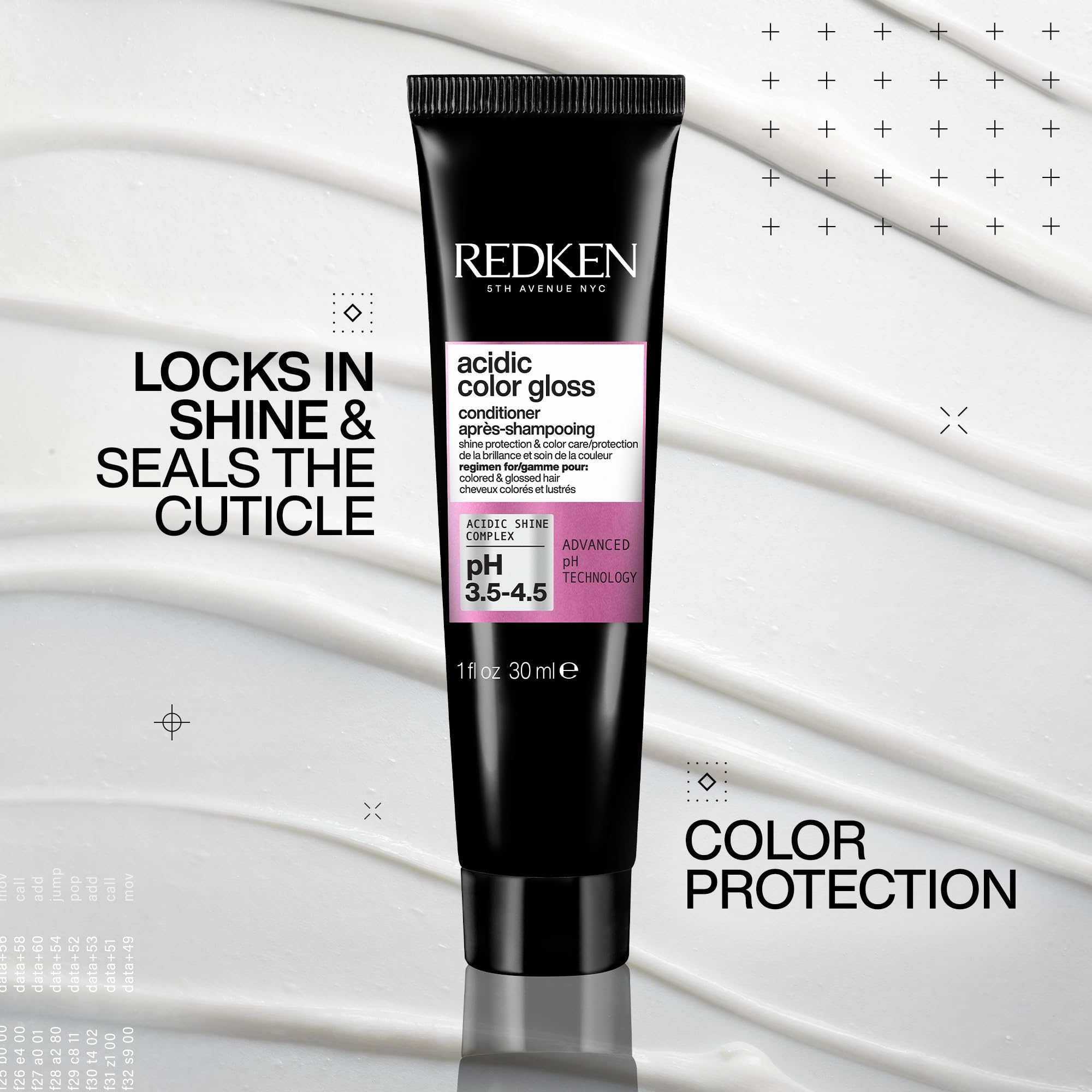 Redken Acidic Color Gloss, aplicación suave para cabello sedoso.