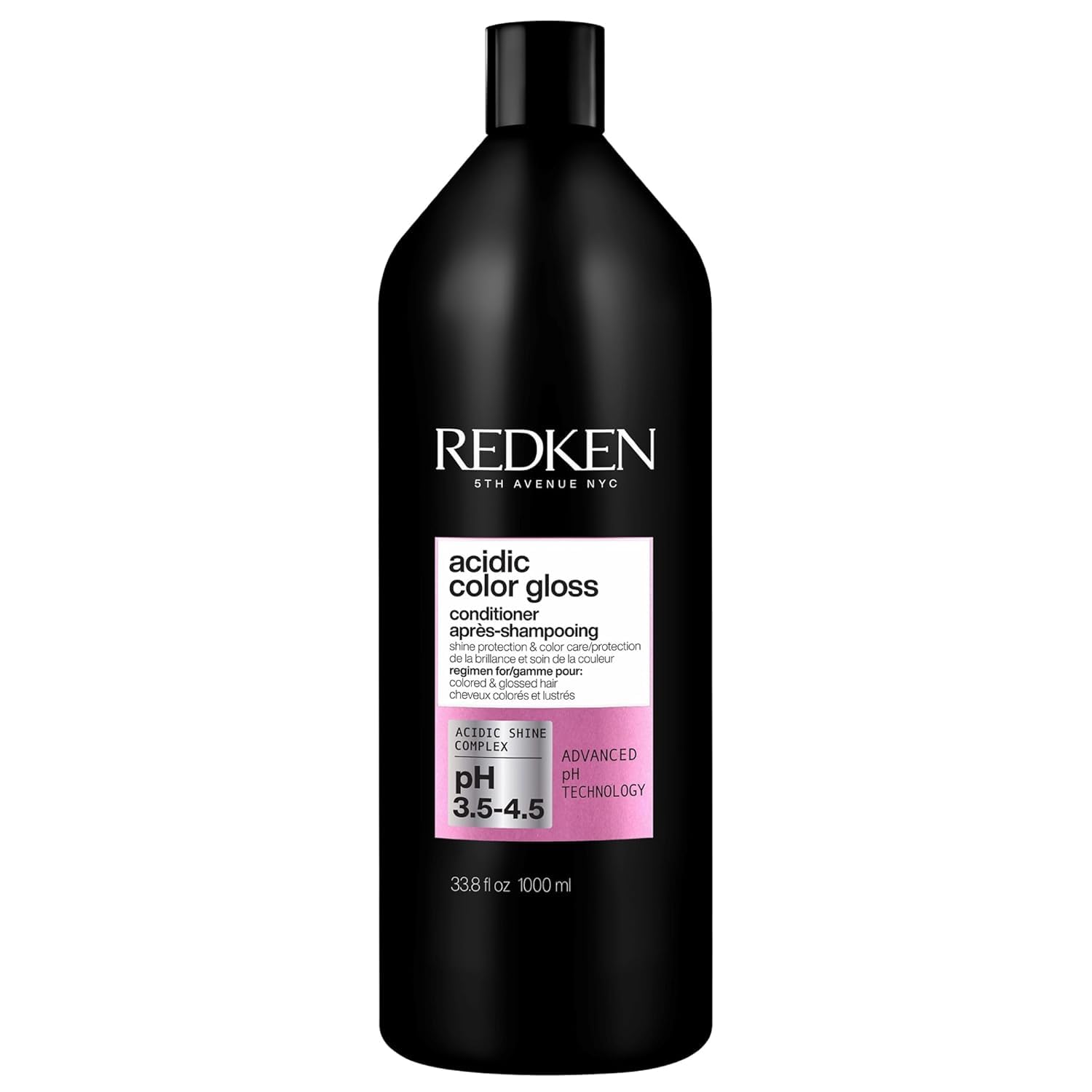 Redken Acidic Color Gloss Conditioner bottle front showing vibrant color and shine