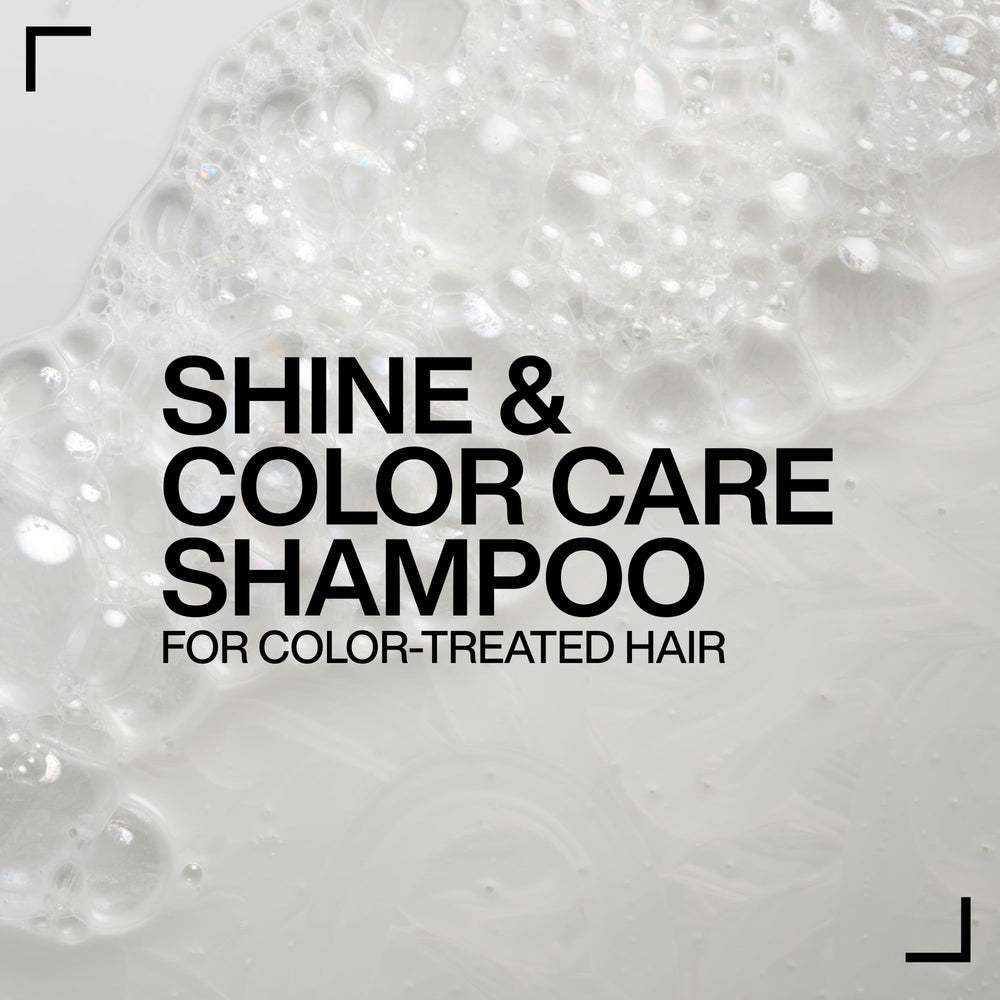 Redken Acidic Color Gloss Shampoo demonstrates vibrant color results