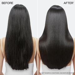 Redken All Soft Acondicionador cabellos deshidratados con brillo suave.