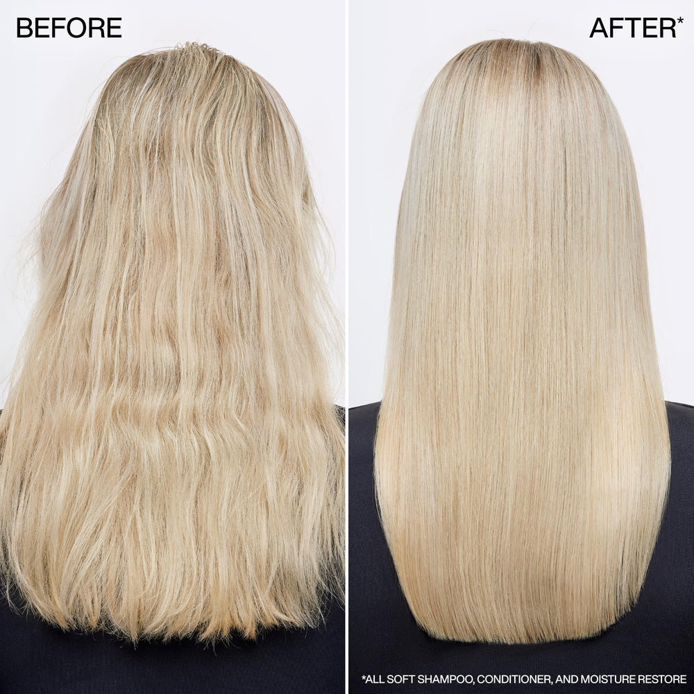 Redken All Soft desenreda y deja el cabello suave al tacto.