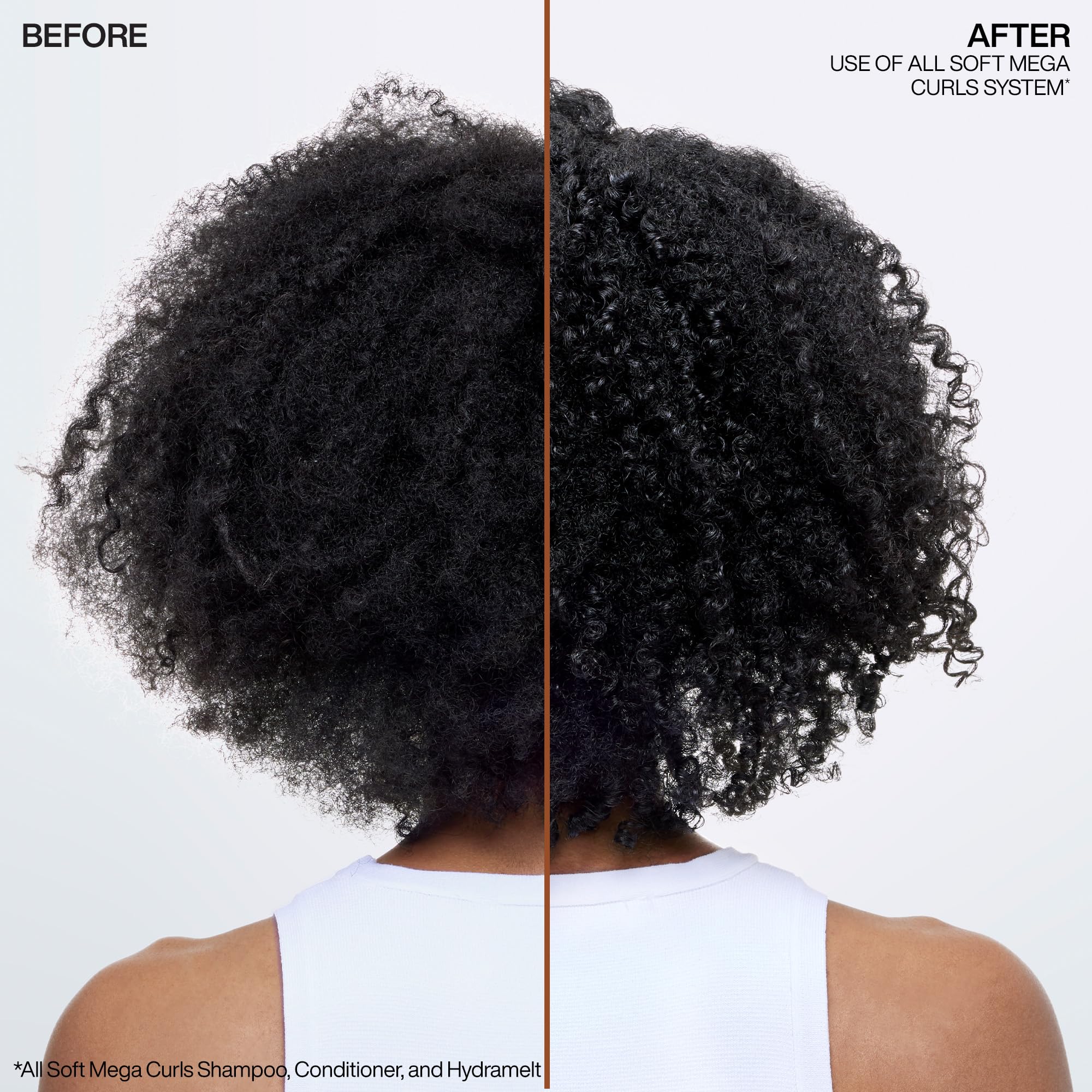 Redken All Soft Mega with sacha inchi oil for lasting moisture.