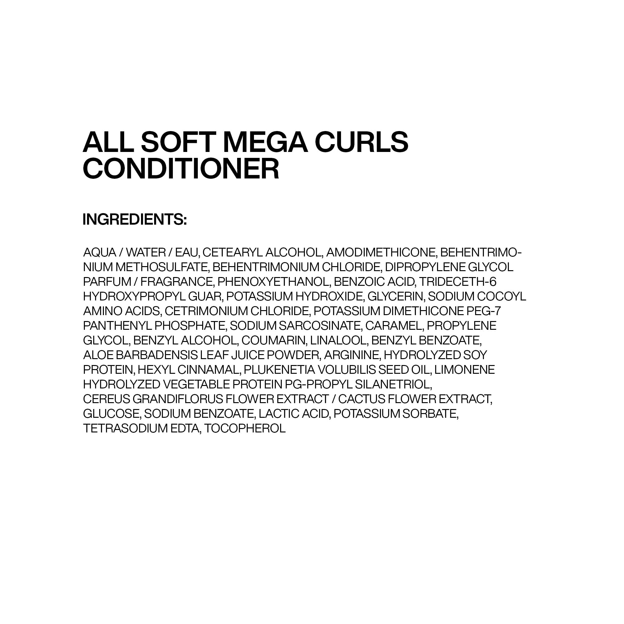 Redken All Soft Mega shiny result on curls.