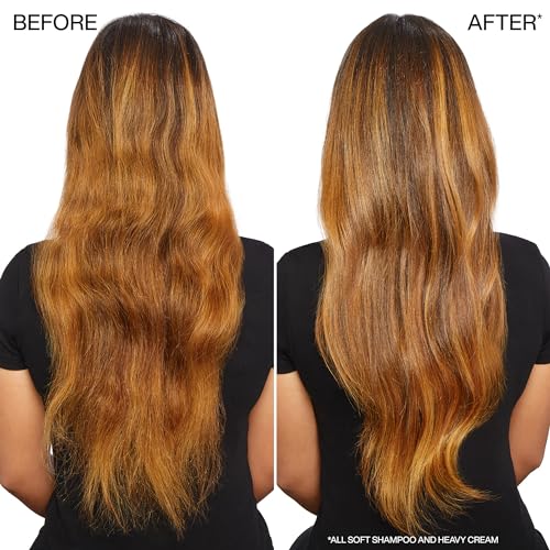 All Soft Conditioner and Argan-6 oil alongside shampoo in the system.