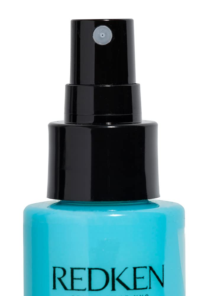 Redken Beach Spray sea-salt-free formula preserves color.