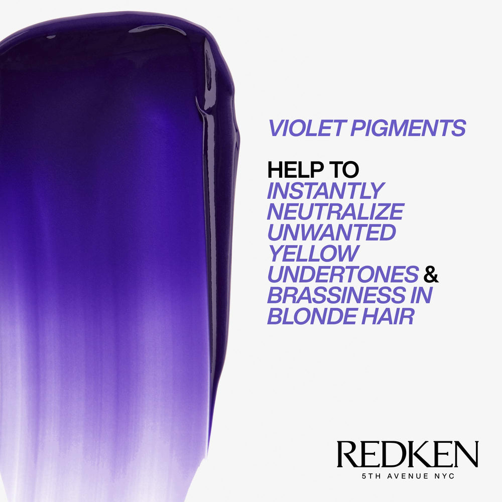 Redken Blondage Express Anti-Brass Mask neutralizes brass undertones