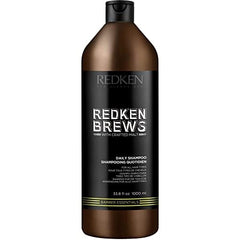 Redken Brews Daily Shampoo bottle front view highlighting lightweight hydration