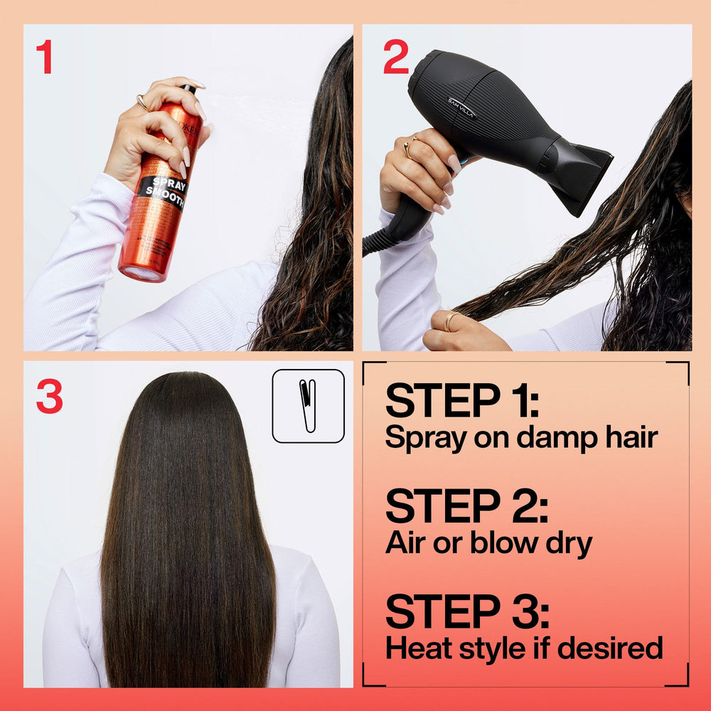 Redken Brews Spray Smooth uses citric acid to add light shine.
