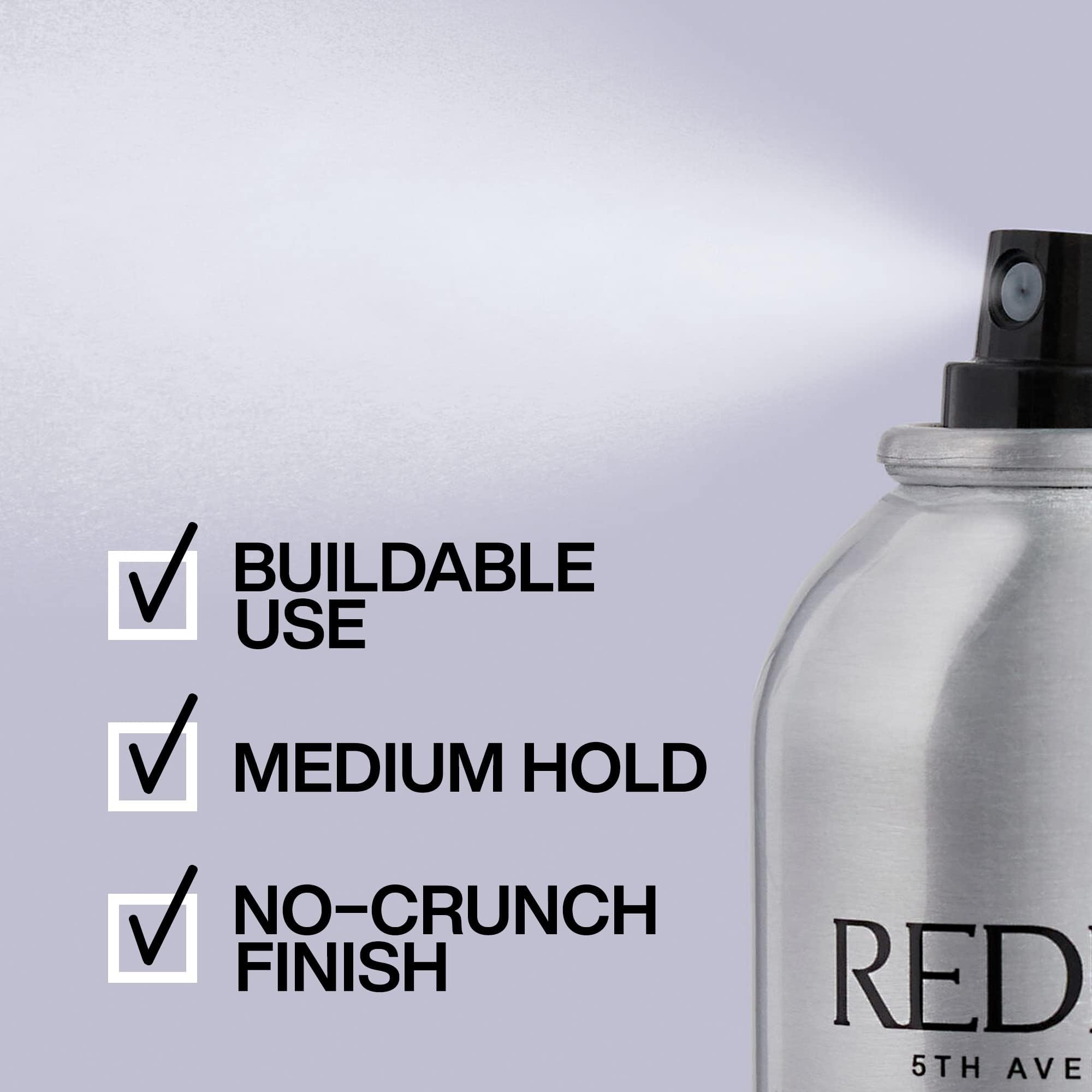 Anti-frizz humidity shield by Redken Brushable Hairspray 12