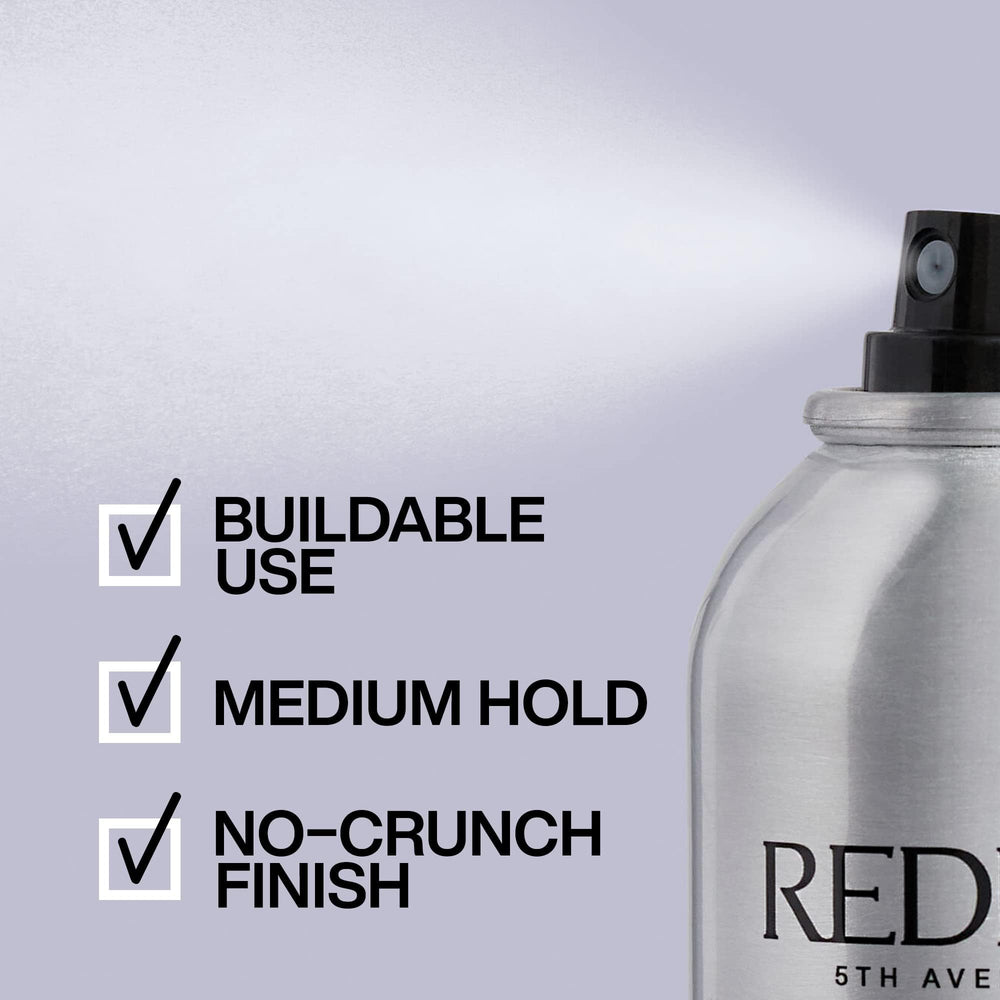 Anti-frizz humidity shield by Redken Brushable Hairspray 12