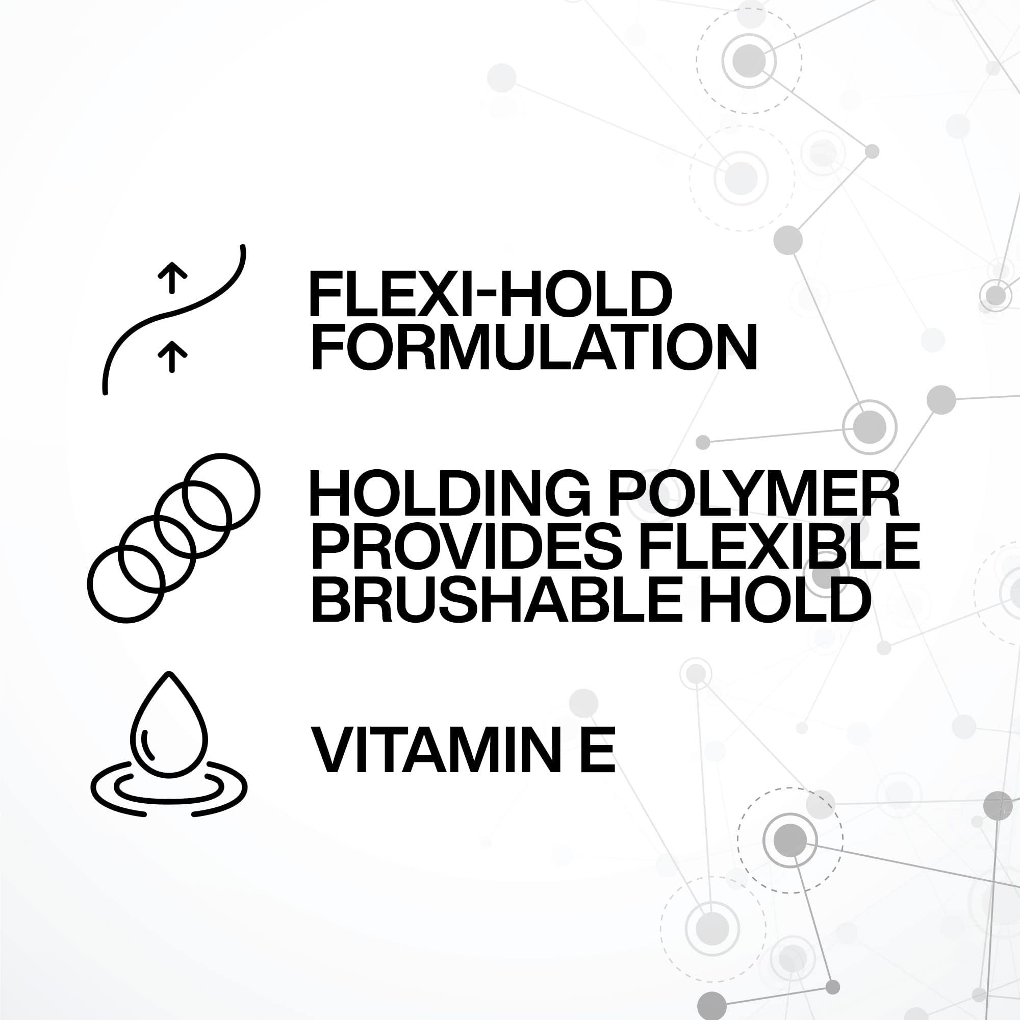 Eight-hour hold potential of Redken Brushable Hairspray 12