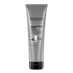 Redken Detox Hair Cleansing Cream bottle showing buildup removal for all hair types