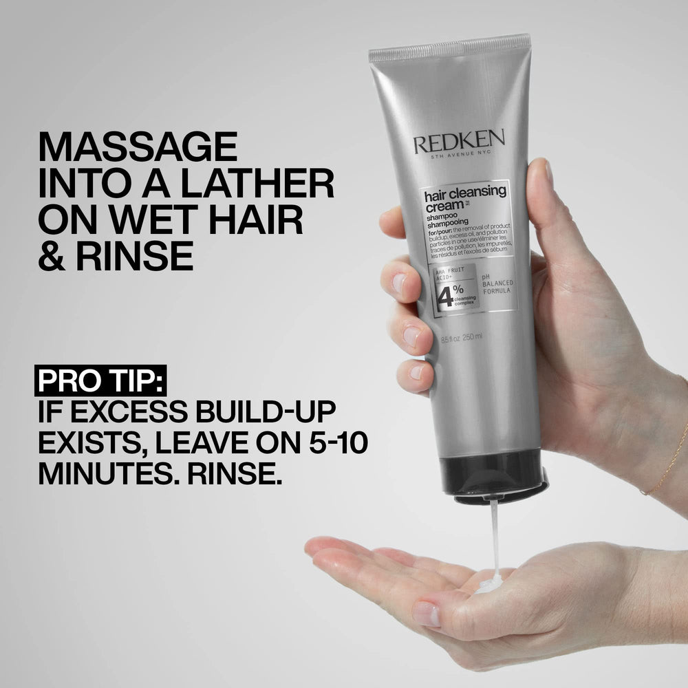 Redken Detox packaging with pump ready for professional clarifying routine
