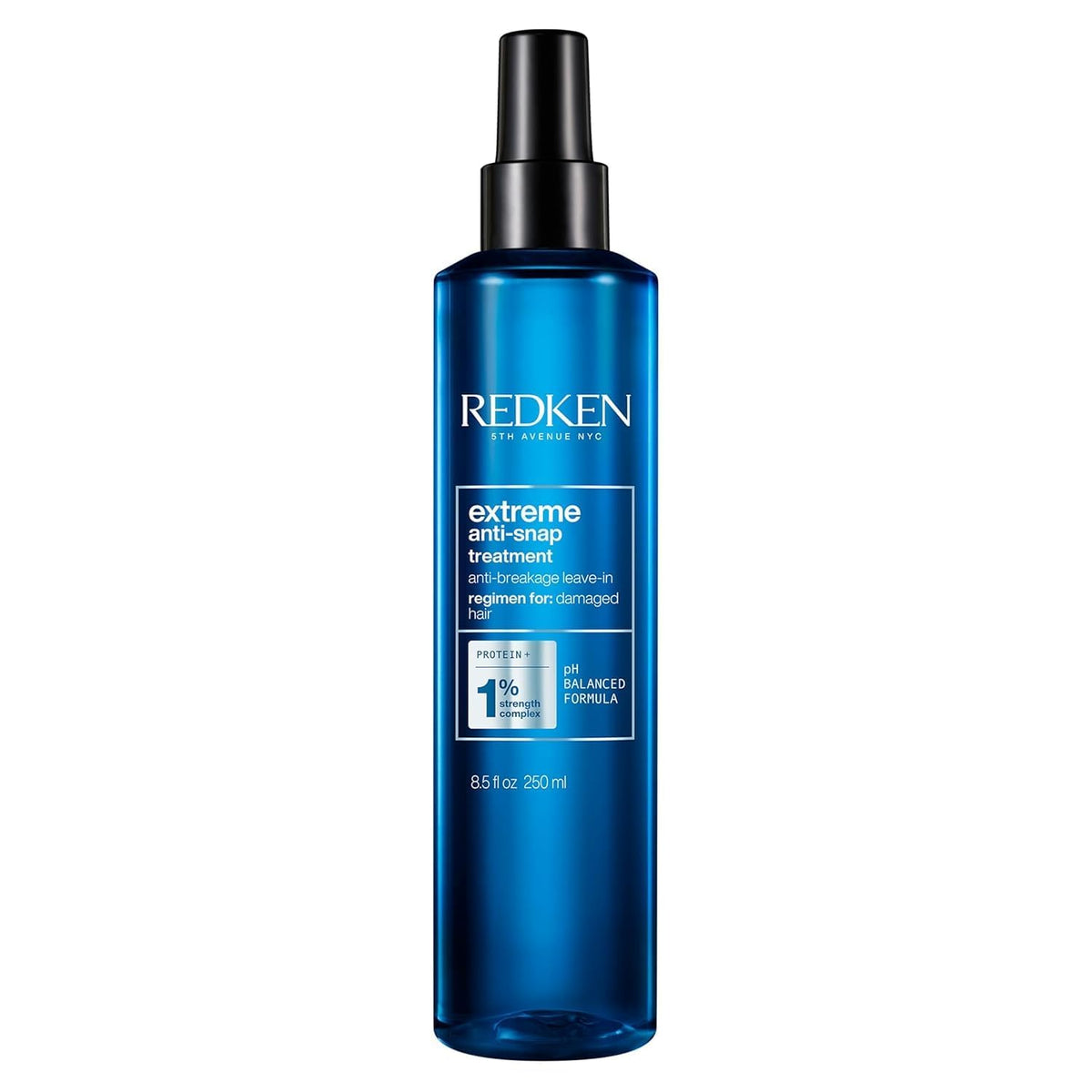Redken Extreme Anti-Snap bottle front showing fortifying formula for distressed hair