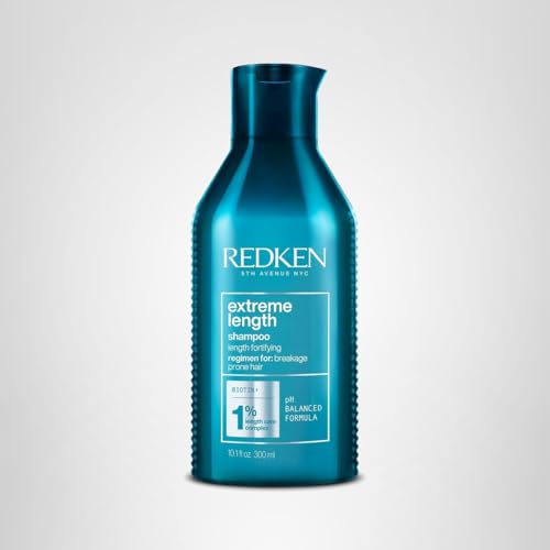 Redken Extreme Length Shampoo packaging box demonstrating complete length-care system