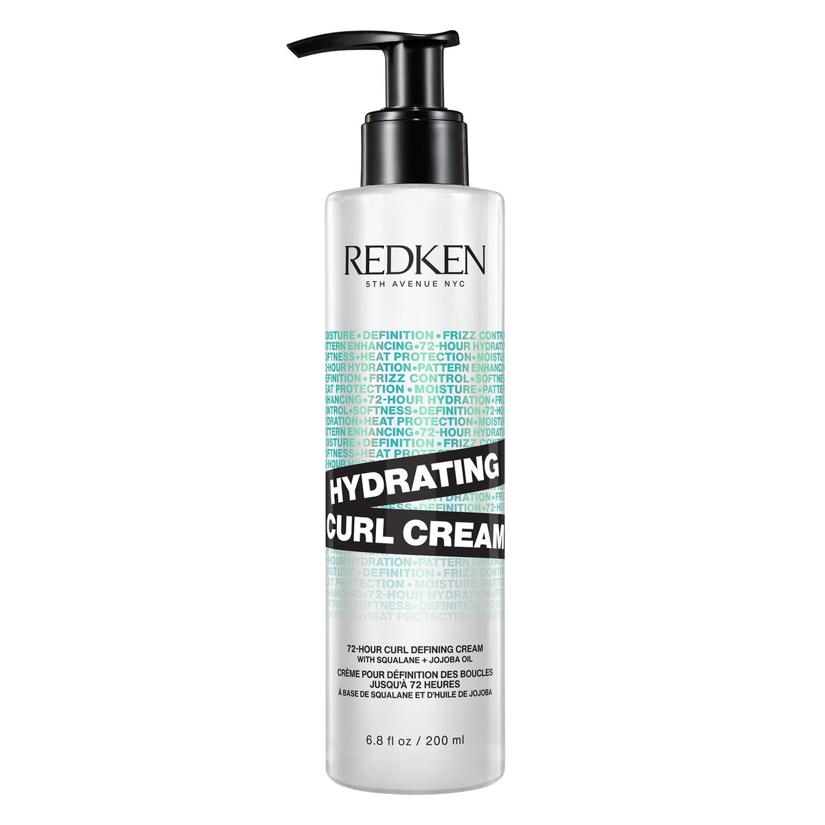 Redken Hydrating Curl Cream bottle for easy, hydrated styling.