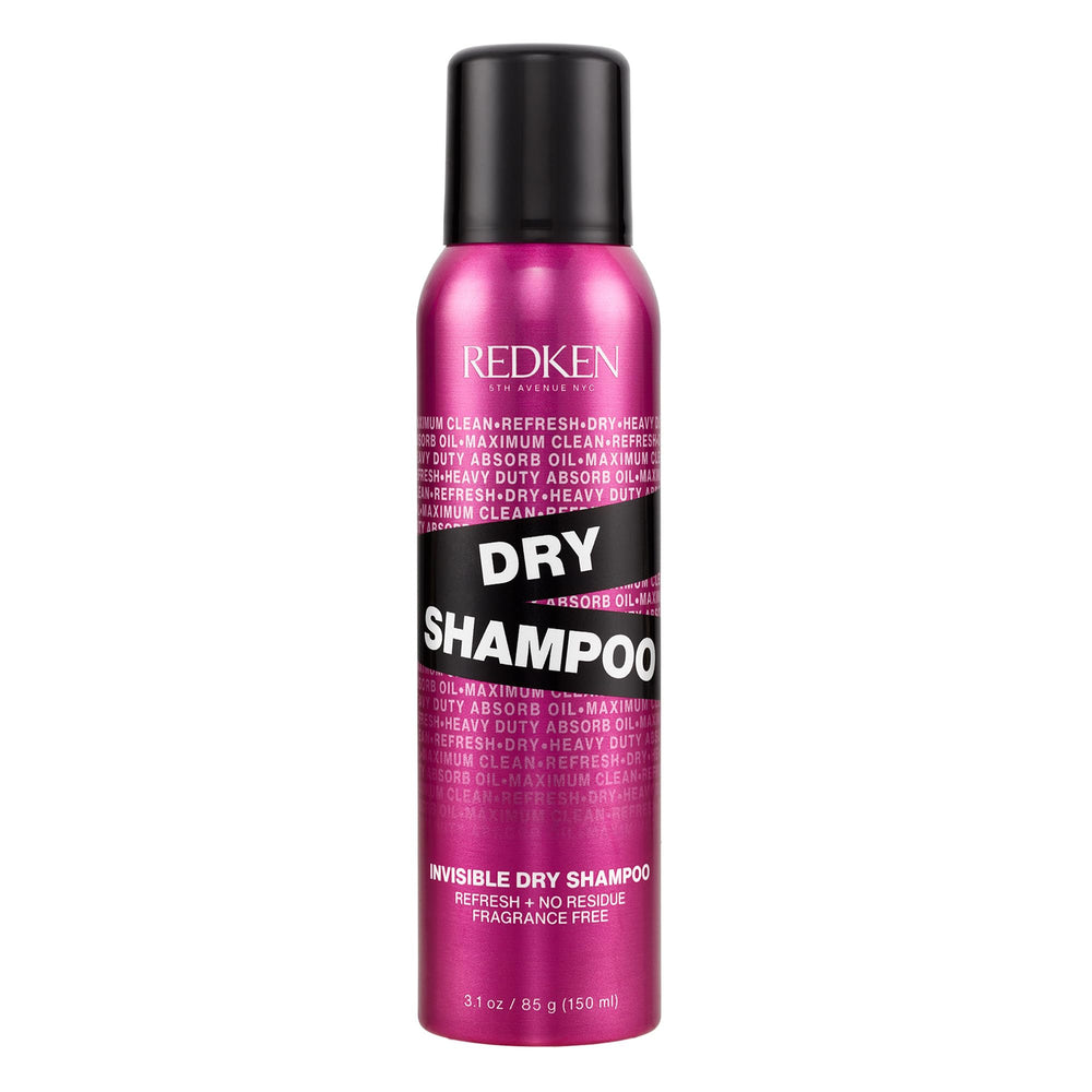 Redken Invisible Dry Shampoo spray-on-root absorbs oil with no residue for refreshed hair