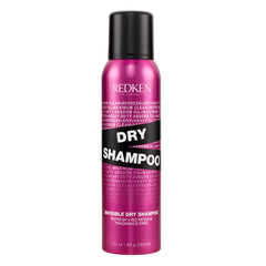 Redken Invisible Dry Shampoo spray-on-root absorbs oil with no residue for refreshed hair
