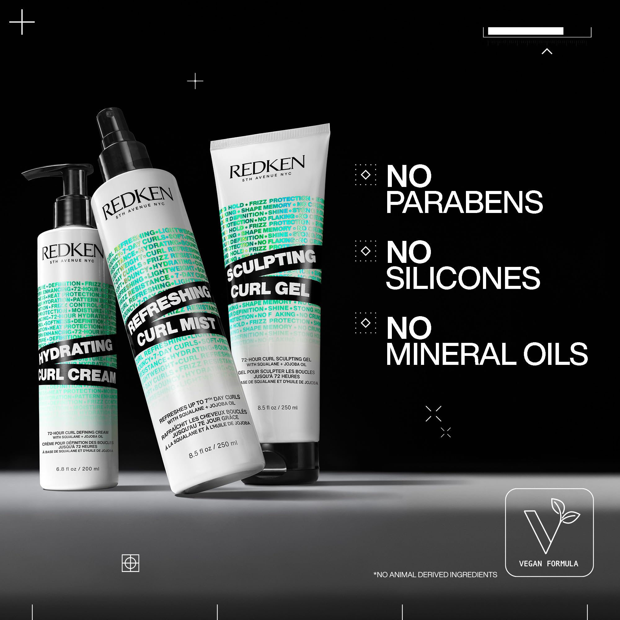 Sculpting Curl Gel showcases a silicone-free formula.
