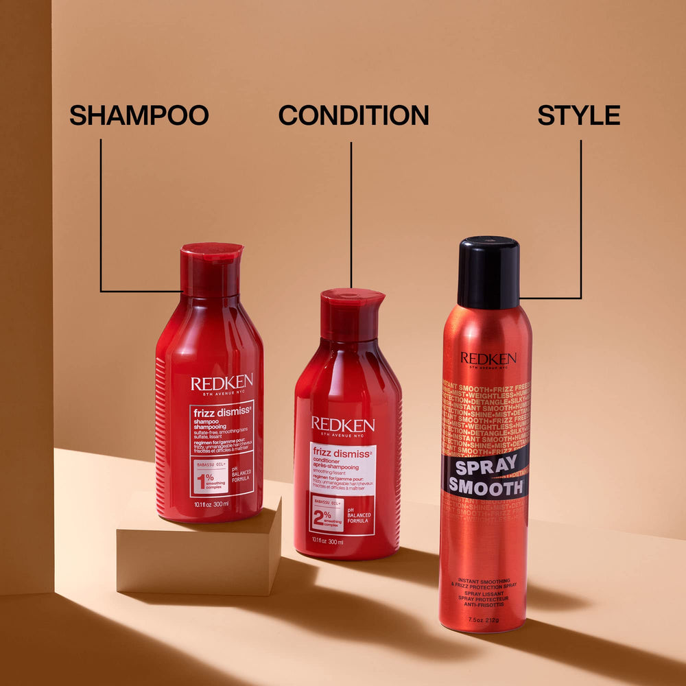 Redken Spray Smooth: protección frente a la humedad durante 24 horas.
