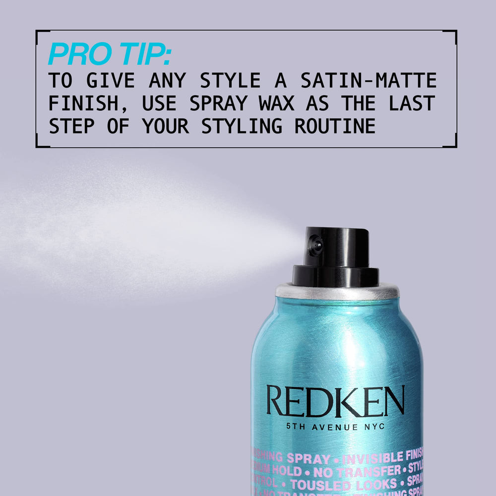 Redken Spray Wax Invisible Texture Mist lightweight feel during application