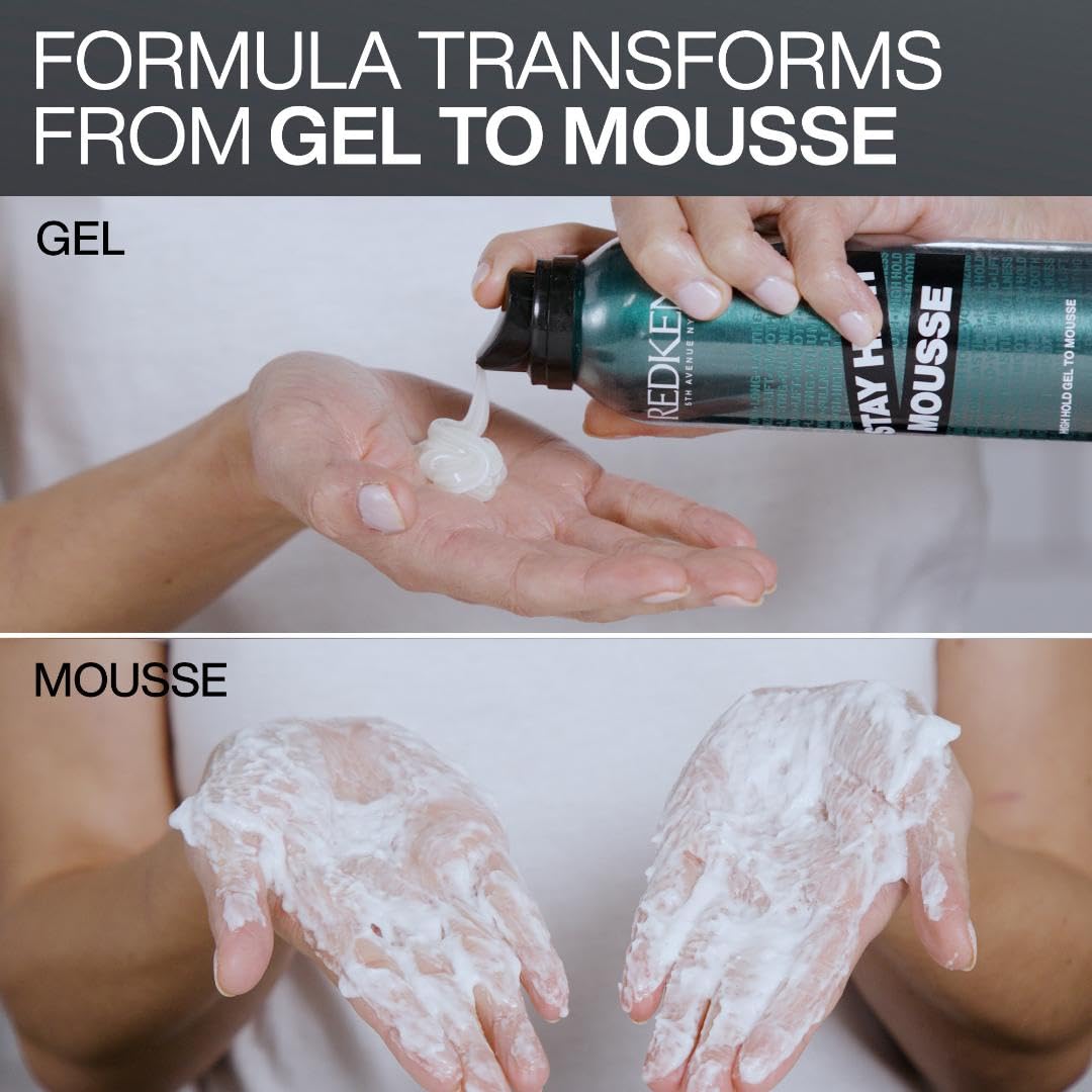 Redken Stay High Mousse 24 hour hold for volume