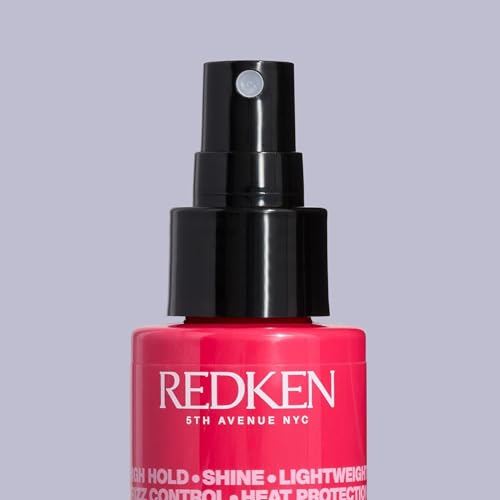 Redken Thermal Spray 22 packaging closeup with professional-grade label.