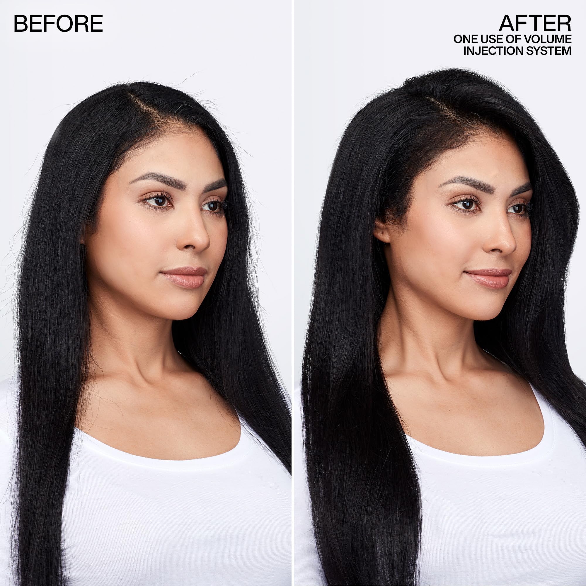 Redken Volume Injection Shampoo delivers a soft, shiny finish on hair
