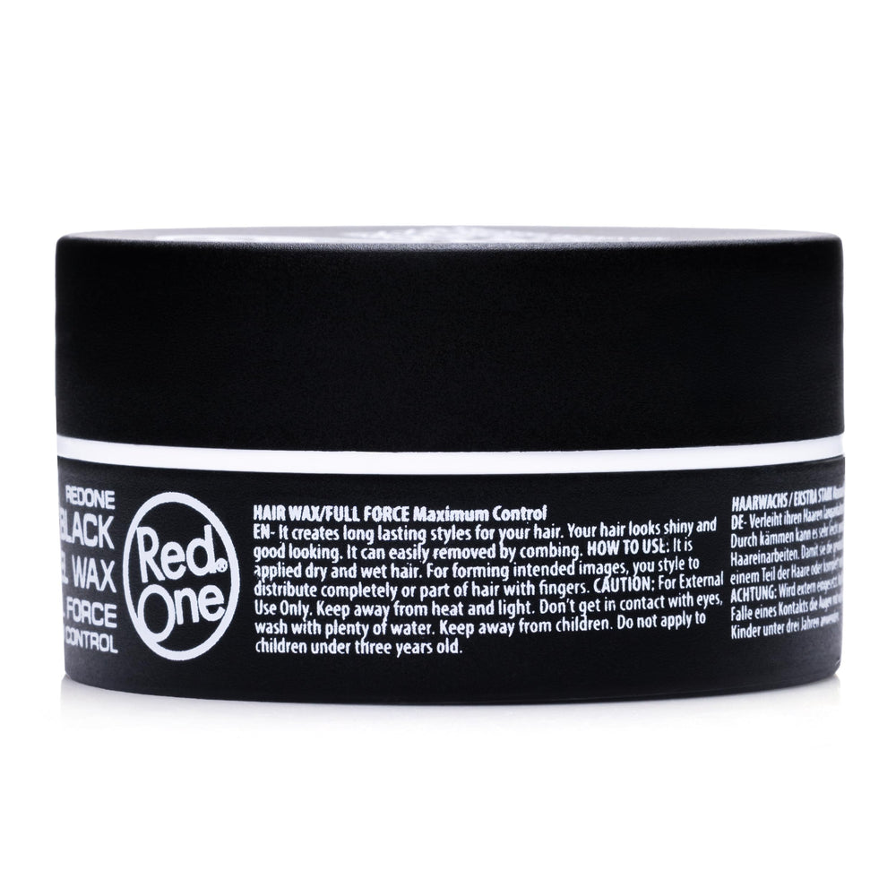 Lime-scented Redone Hair Wax Black bottle adds a refreshing grooming vibe.