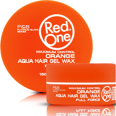 Redone Hair Wax Orange bottle front highlighting ultra hold and melon scent.