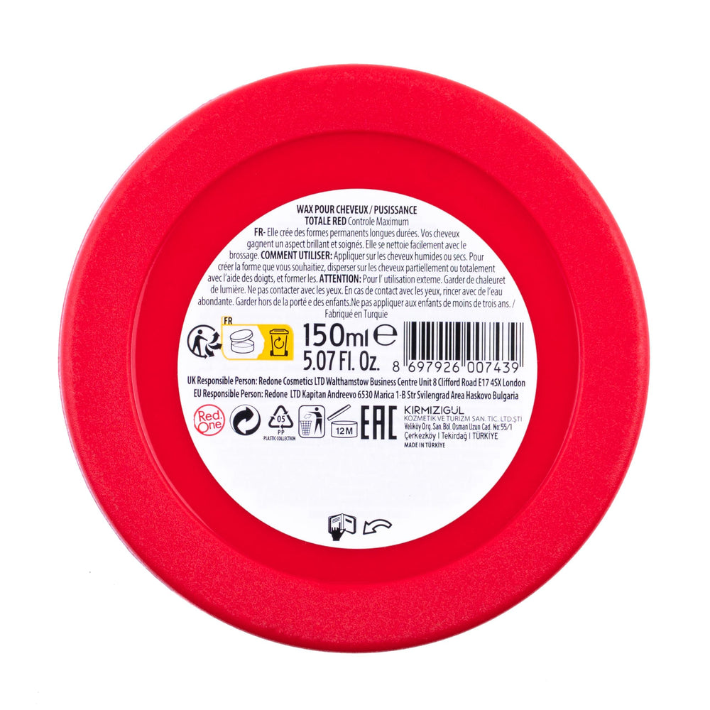Redone Hair Wax Red 150ml, calidad de barbero para todo tipo de cabello