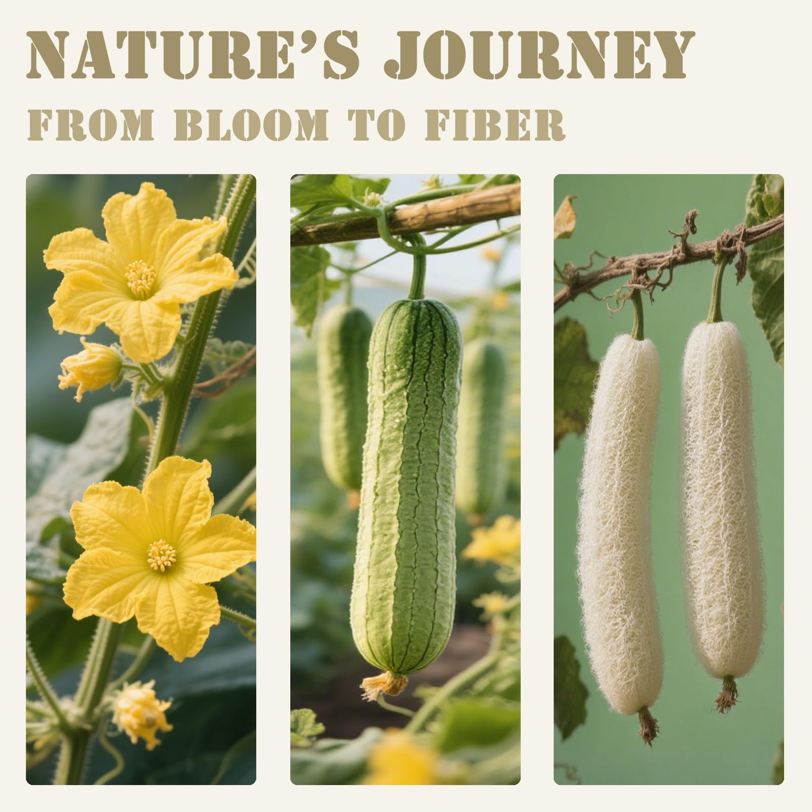 ReedChaCha luffa natural para ducha, ideal para rituales de autocuidado diarios