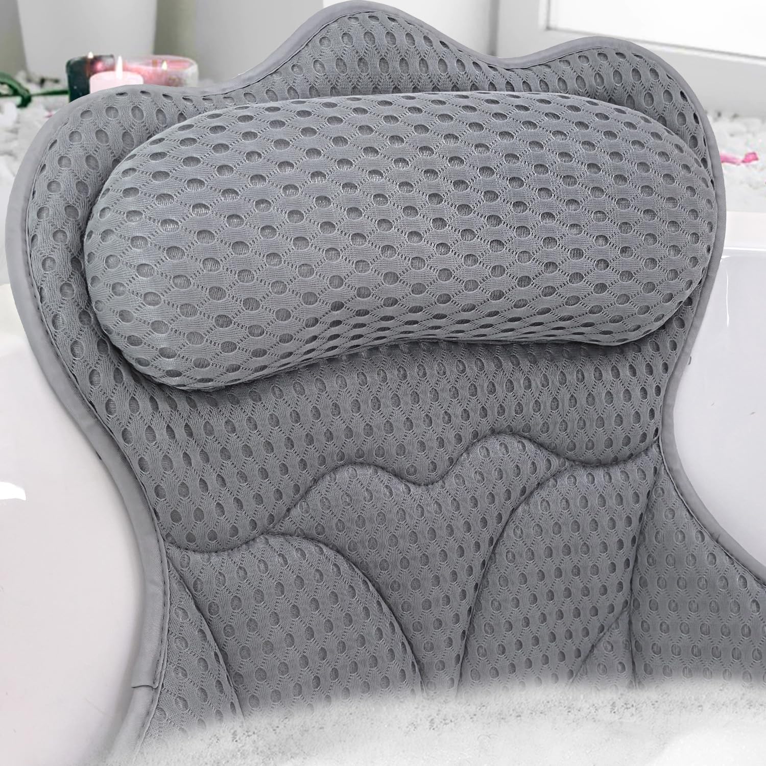 Almohada REEZEIVI para tina ofrece apoyo cómodo del cuello