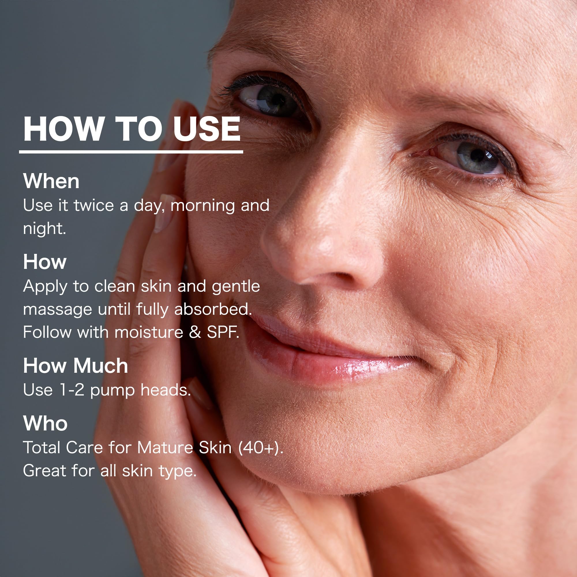 Refaflio serum being applied on cheek for smooth absorption.