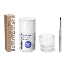 RefectoCil Light Brown 3.1 cream dye for subtle, natural warmth on light to dark blonde hair