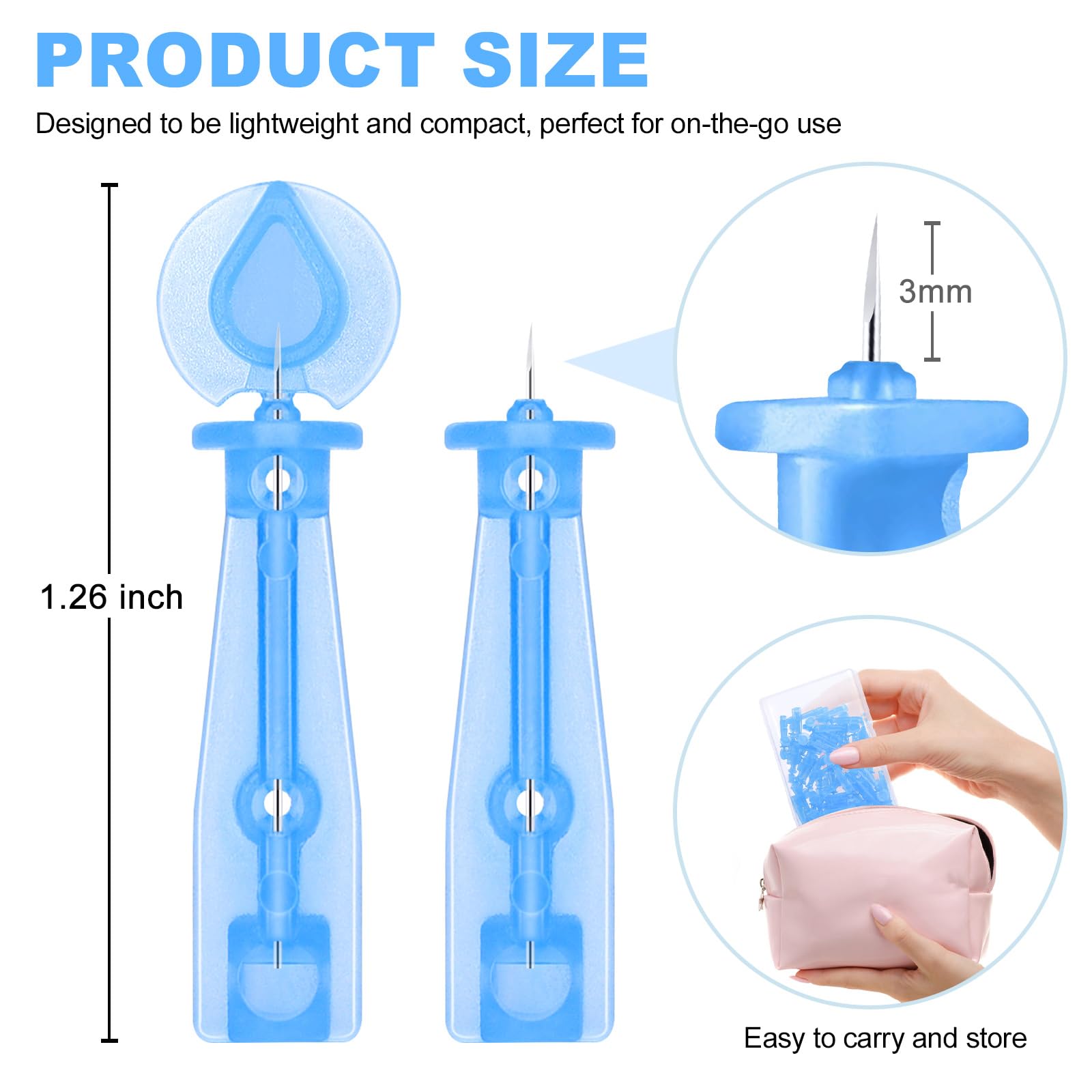 Refesta sterilized needles ensure hygienic usage for skin safety