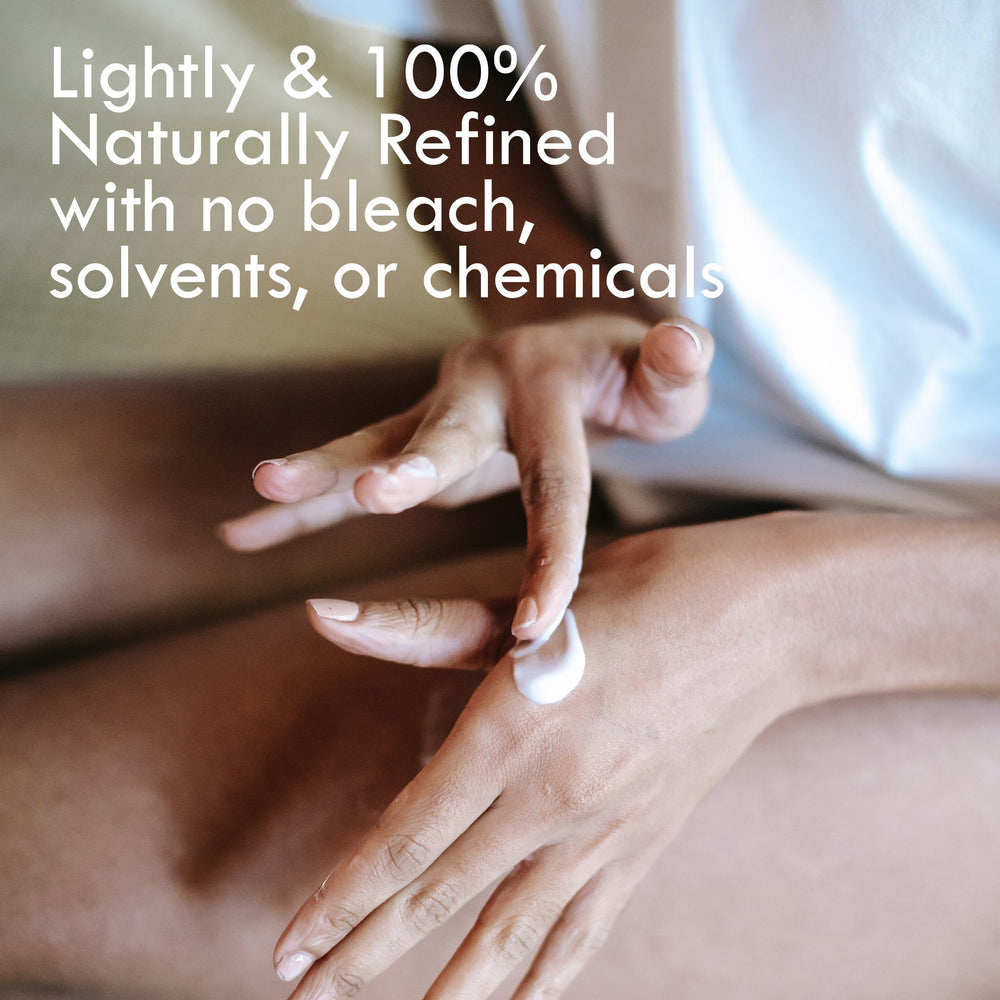 Refinado Better Shea Butter hidrata piel seca de forma suave.