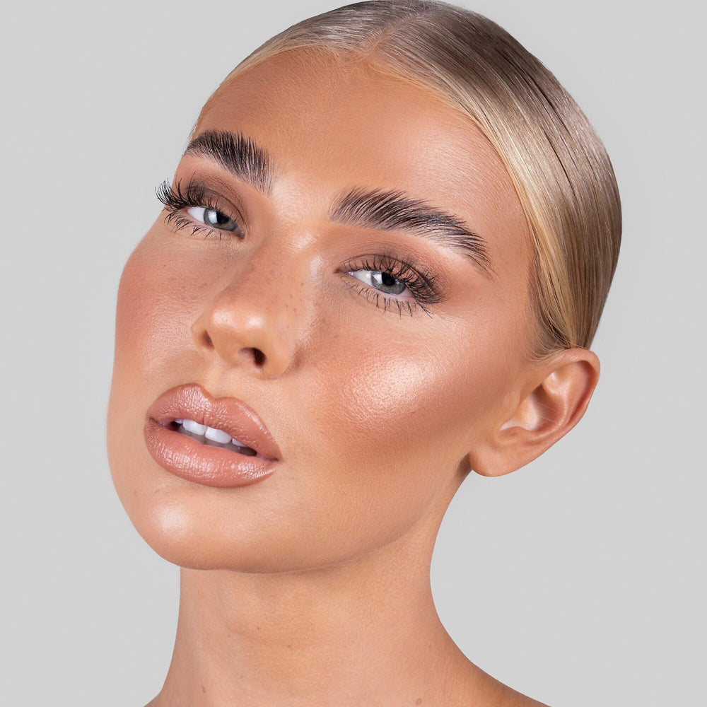 REFY Brow Sculpt application closeup highlights smooth, soft application with Carnauba wax.