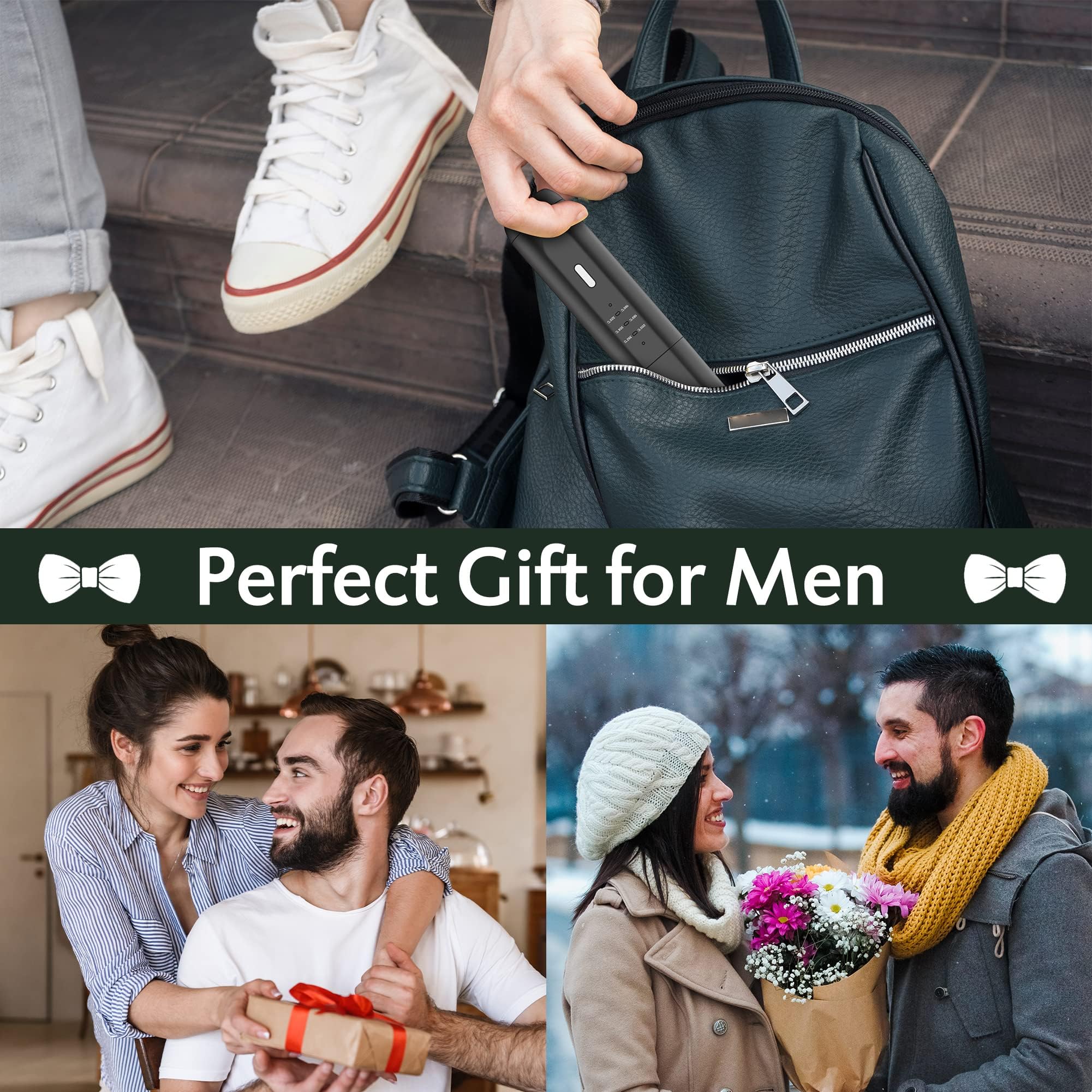 REHOYO beard straightener travel bag and gift-ready packaging