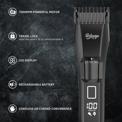 REHOYO BeardFix stainless steel blade delivers clean edges