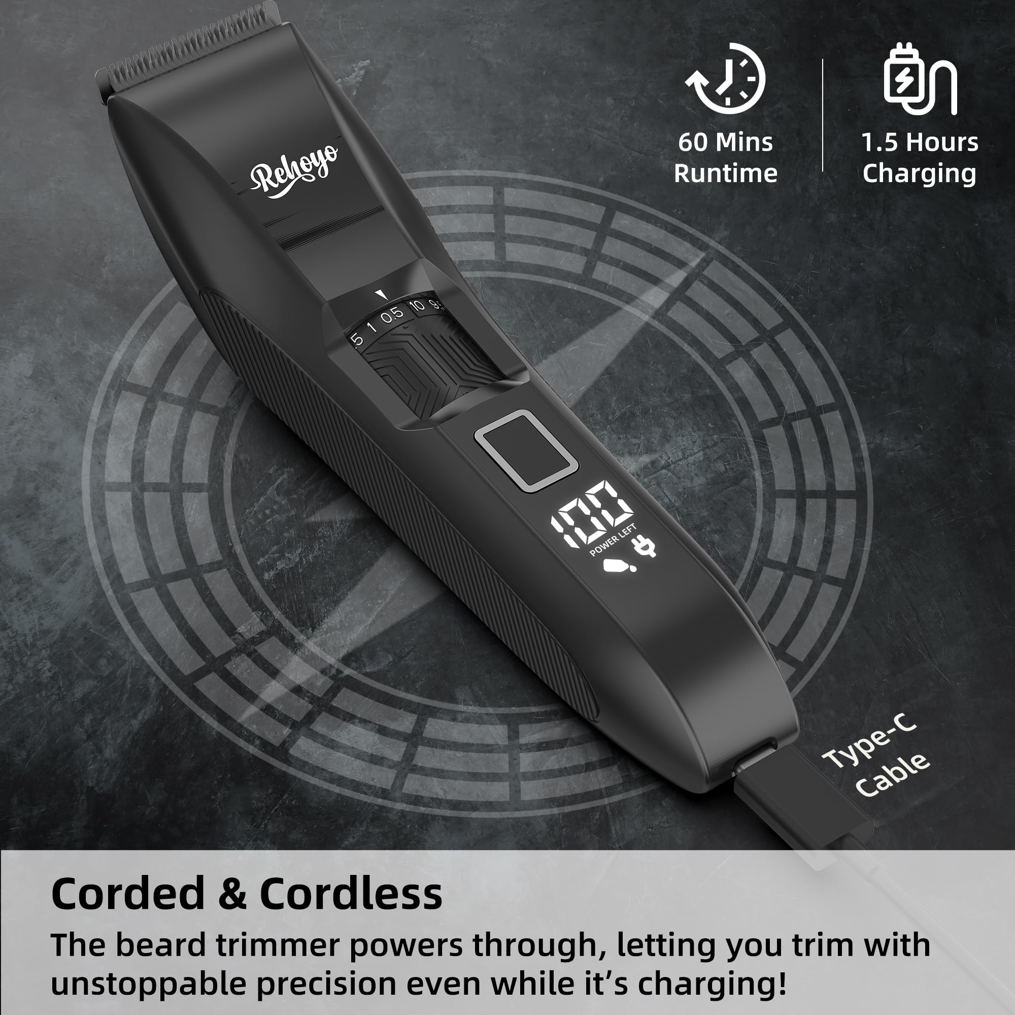 REHOYO BeardFix travel lock prevents accidental activation