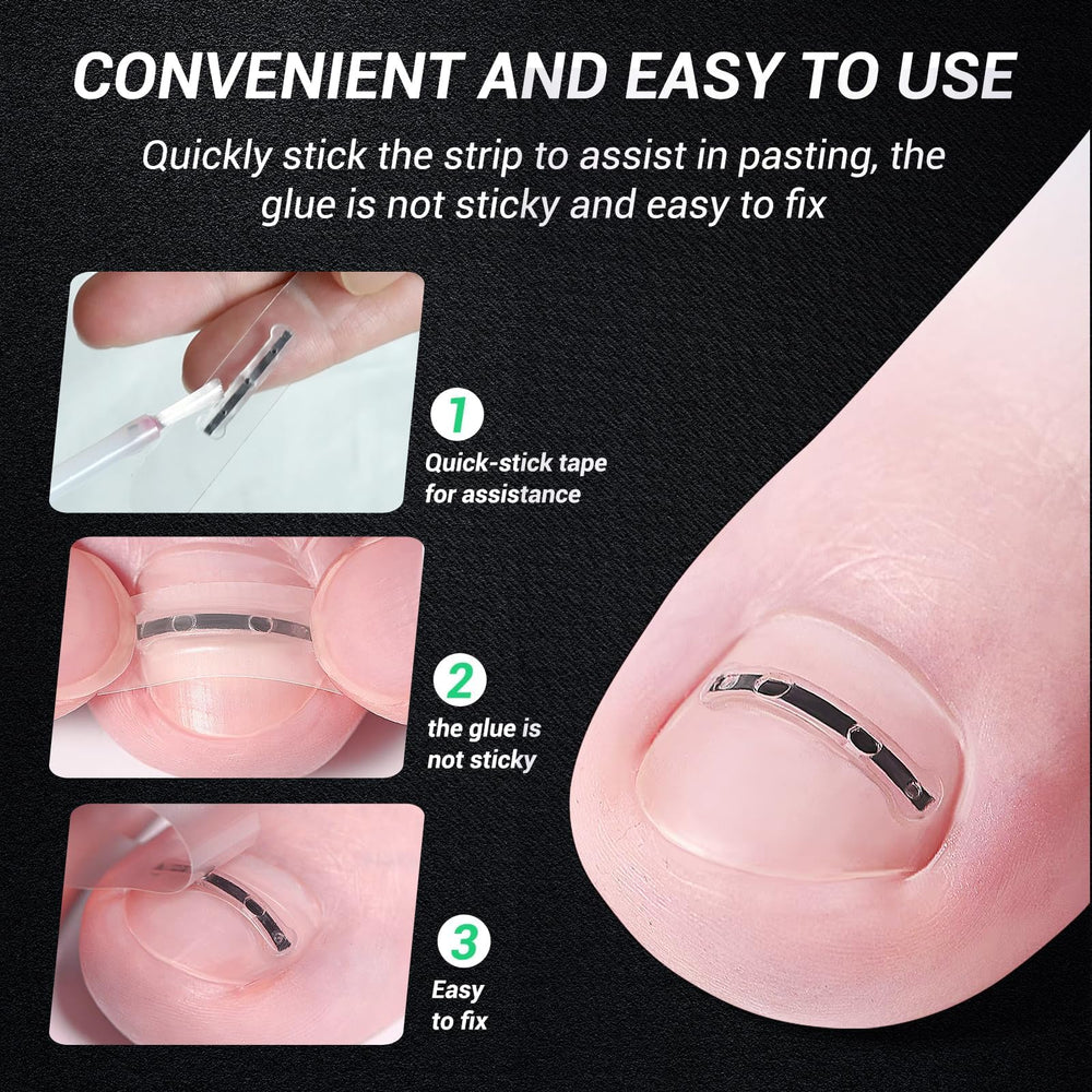 Reieset quick-stick strip applied cleanly without glue mess