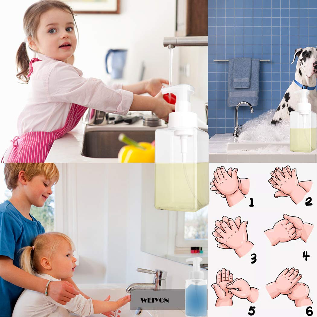 Rejomiik dispenser suitable for bathroom and kitchen handwashing routines.