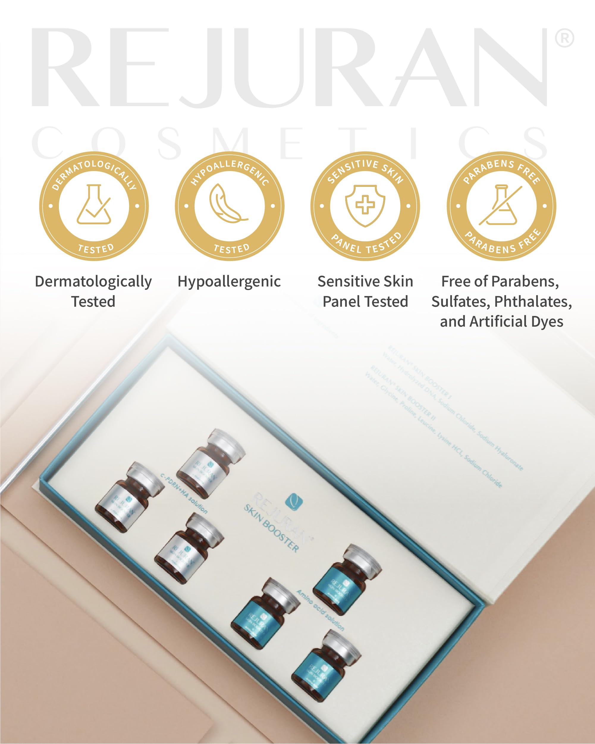 Elasticity demonstration suggests lifted, resilient-looking skin after use.