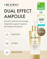 REJURAN Dual Effect Ampoule ceramide NP close-up highlighting barrier support and moisture retention