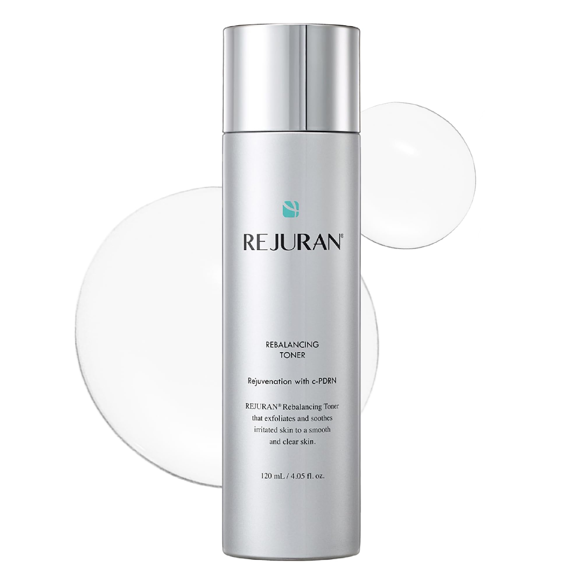 REJURAN Rebalancing Toner bottle pour for balanced hydration