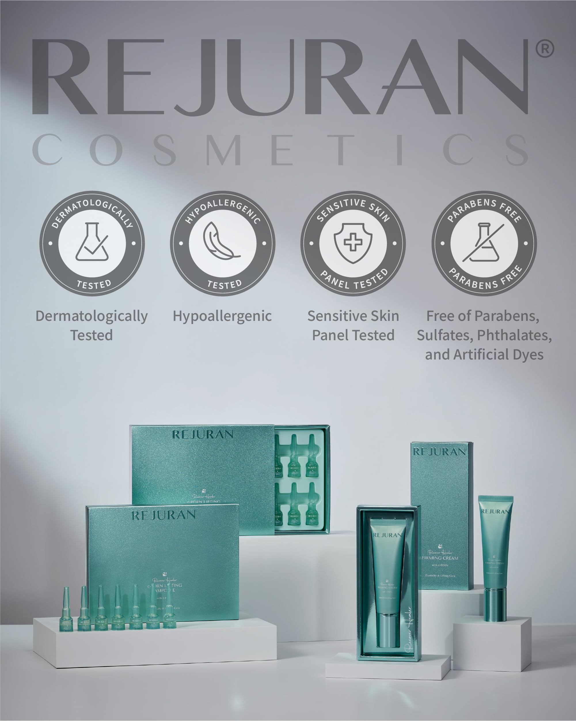 REJURAN Recover c-PDRN Lifting Ampoule anti-aging benefits suggested by soothing effects